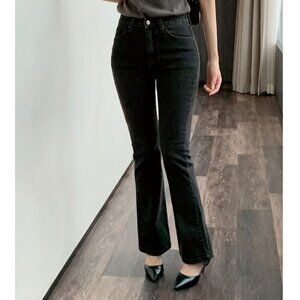 EveryMorning Black-Washed Bootcut Jeans